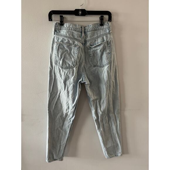 Gap Jeans Women's 25 0 Mom Jean High Rise Light Wash Denim - Picture 5 of 6